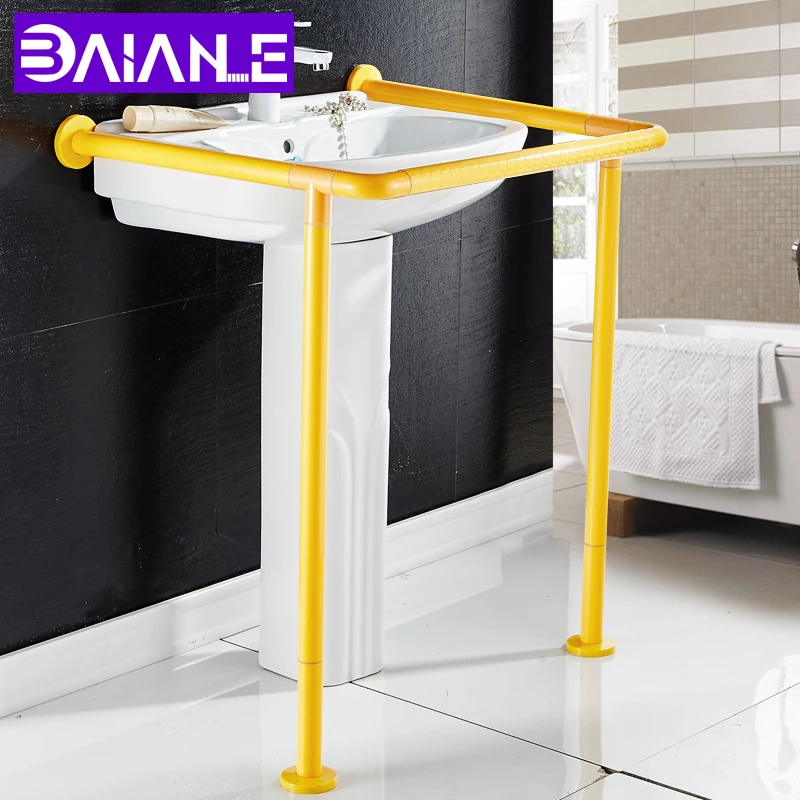 Bathroom Grab Bar for Elderly Stainless Steel Toilet Handrails Disabled Wall Mounted Washbasin Safety Grab Rails Bathroom Handle
Bathroom Grab Bar for Elderly Stainless Steel Toilet Handrails Disabled Wall Mounted Washbasin Safety Grab Rails Bathroom Handle
