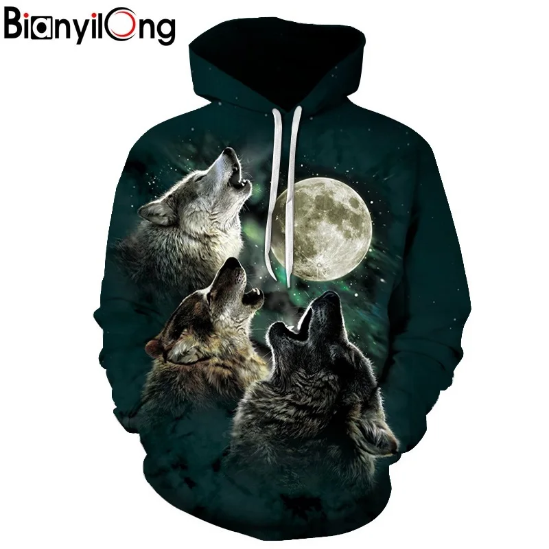 Three Wolves Hoodies 3D Men Women Sweatshirts Fashion Pullover Autumn Tracksuits Harajuku Outwear Casual Animal Male Jacket
Three Wolves Hoodies 3D Men Women Sweatshirts Fashion Pullover Autumn Tracksuits Harajuku Outwear Casual Animal Male Jacket