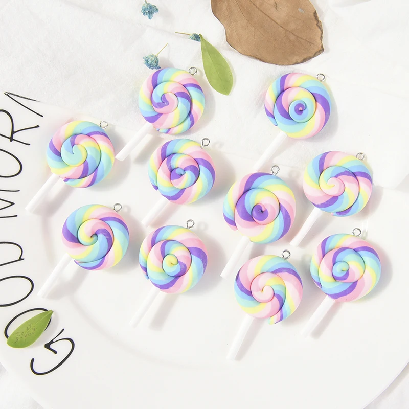 10Pcs/Lot Cute Lollipop Charms Pendants 10 Styles for Bracelet Necklace Chain Jewlery Making DIY Findings
10Pcs/Lot Cute Lollipop Charms Pendants 10 Styles for Bracelet Necklace Chain Jewlery Making DIY Findings