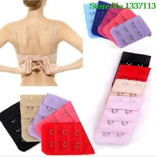 New 5Pcs Women 3 Rows 2 Hooks Lingerie Bra Strap Extender Soft Back Band Extension hot
New 5Pcs Women 3 Rows 2 Hooks Lingerie Bra Strap Extender Soft Back Band Extension hot
