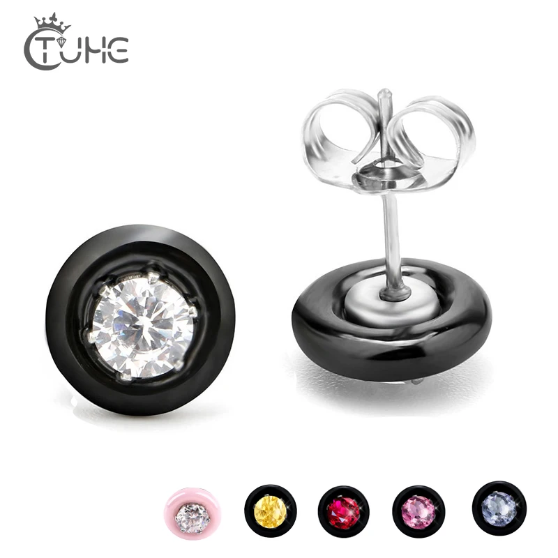 6pcs/Set Round Ceramic Stud Earrings With Colorful Crystal For Women Fashion Jewelry Black White Pink Ceramic Daily Jewelry Gift
6pcs/Set Round Ceramic Stud Earrings With Colorful Crystal For Women Fashion Jewelry Black White Pink Ceramic Daily Jewelry Gift