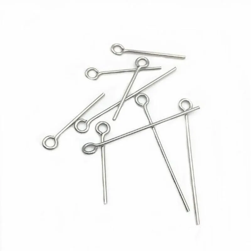 100pcs/lot 20/30/50mm Stainless Steel Eye Head Pin Needles for DIY Earrings Necklaces Bracelets Jewelry Making
100pcs/lot 20/30/50mm Stainless Steel Eye Head Pin Needles for DIY Earrings Necklaces Bracelets Jewelry Making
