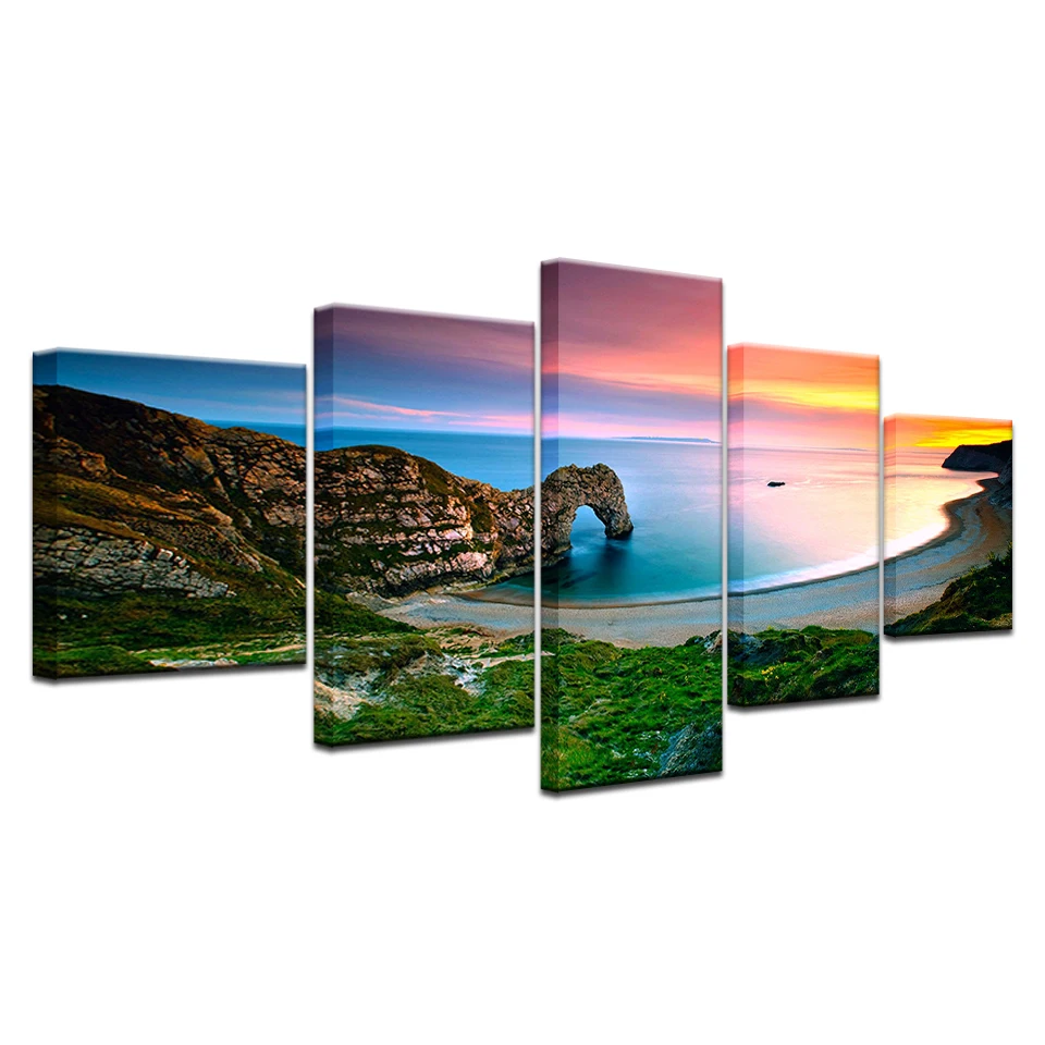 5pcs HD Printing Canvas Painting Natural Landscape Jurassic Coast Durdle Door Art Group Home Decor Wall Poster Modular Picture
5pcs HD Printing Canvas Painting Natural Landscape Jurassic Coast Durdle Door Art Group Home Decor Wall Poster Modular Picture
