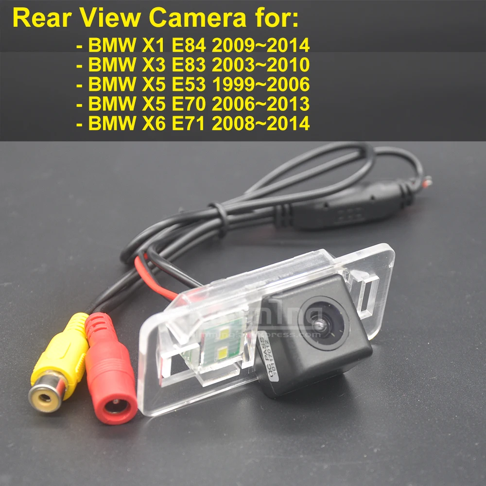 Автомобильная камера заднего вида для BMW X1 E84 X3 E83 X5 E53 E70 X6 E71, беспроводная камера заднего вида для парковки HD CCD 
Автомобильная камера заднего вида для BMW X1 E84 X3 E83 X5 E53 E70 X6 E71, беспроводная камера заднего вида для парковки HD CCD