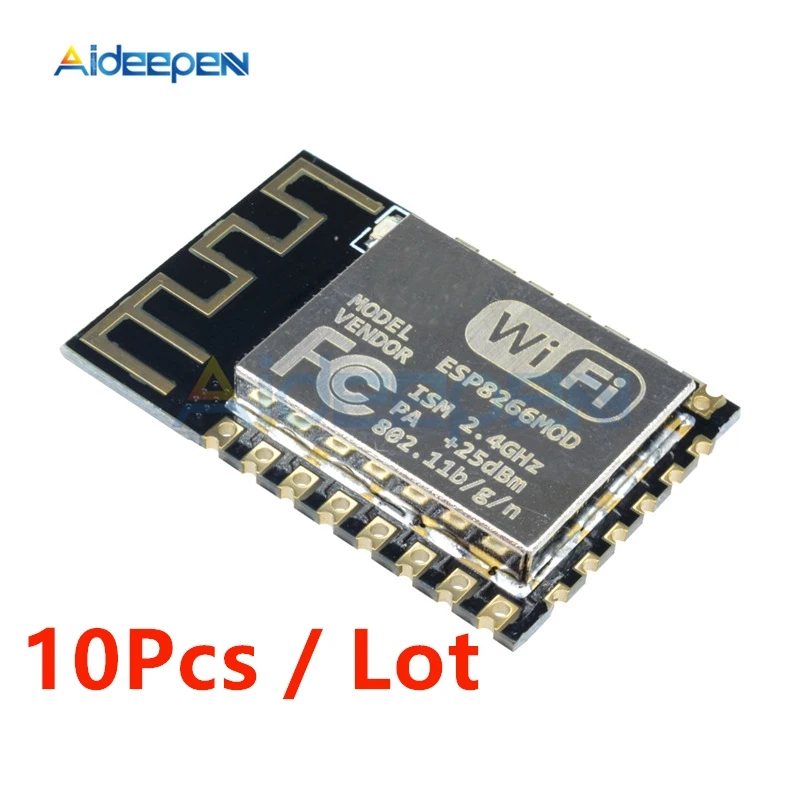 10 шт./лот ESP8266 ESP-12F серия WIFI модель ESP-12E удаленный беспроводной модуль ESP12F с гарантией подлинности 4 м Flash IOT
10 шт./лот ESP8266 ESP-12F серия WIFI модель ESP-12E удаленный беспроводной модуль ESP12F с гарантией подлинности 4 м Flash IOT