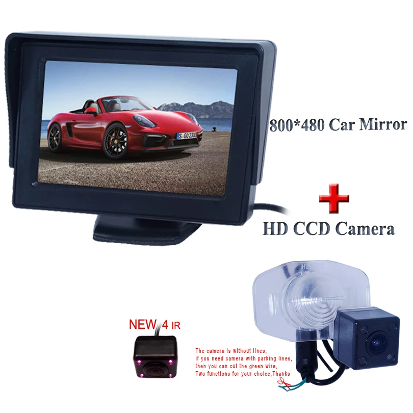 Plastics Shell material waterproof car parking kit CAR rear camera with 4 IR+4.3" car reversing monitor For Corolla for BYD G3
Plastics Shell material waterproof car parking kit CAR rear camera with 4 IR+4.3" car reversing monitor For Corolla for BYD G3