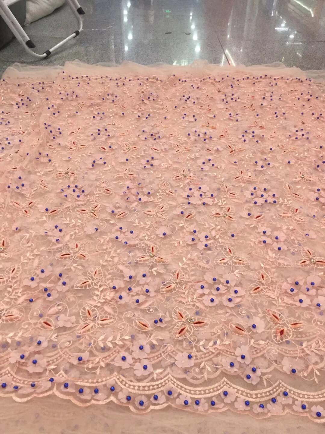 New African lace fabric 2018 high quality lace french mesh fabric beads and stones nigerian swiss lace fabric for dress KYY910A
New African lace fabric 2018 high quality lace french mesh fabric beads and stones nigerian swiss lace fabric for dress KYY910A