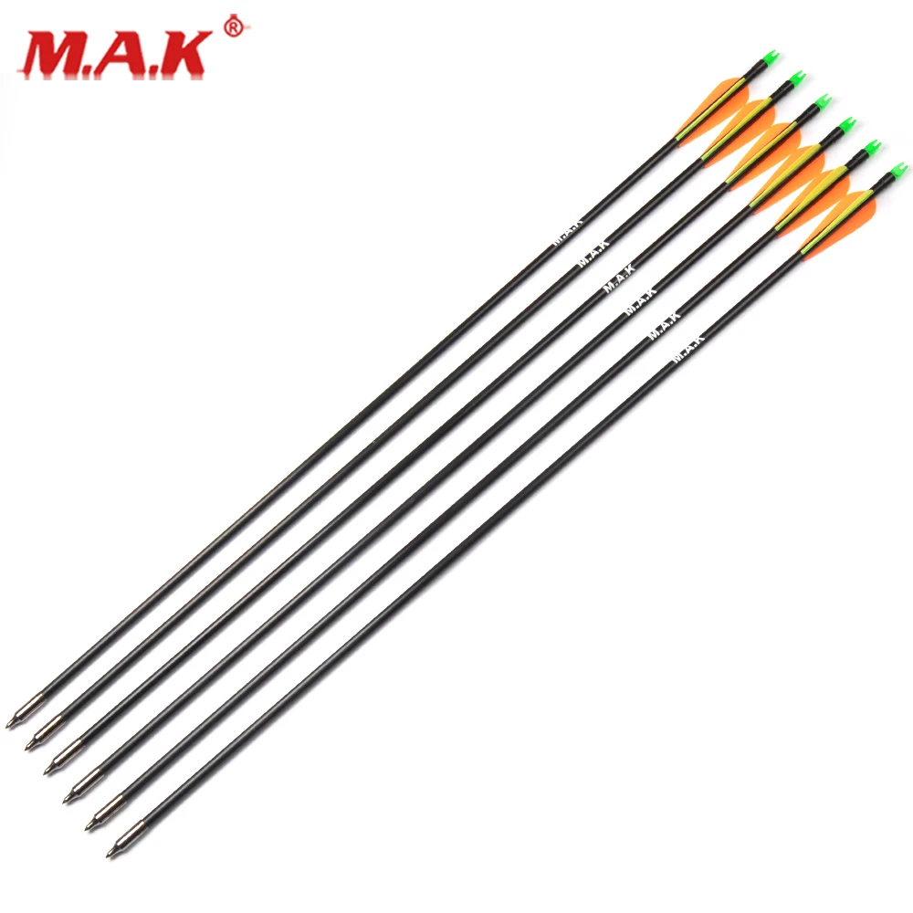 6/12/24 pcs Fiberglass Arrow Length 30 Inches Spine 400 Outer Diameter 7.8 mm for Archery Hunting Shooting
6/12/24 pcs Fiberglass Arrow Length 30 Inches Spine 400 Outer Diameter 7.8 mm for Archery Hunting Shooting