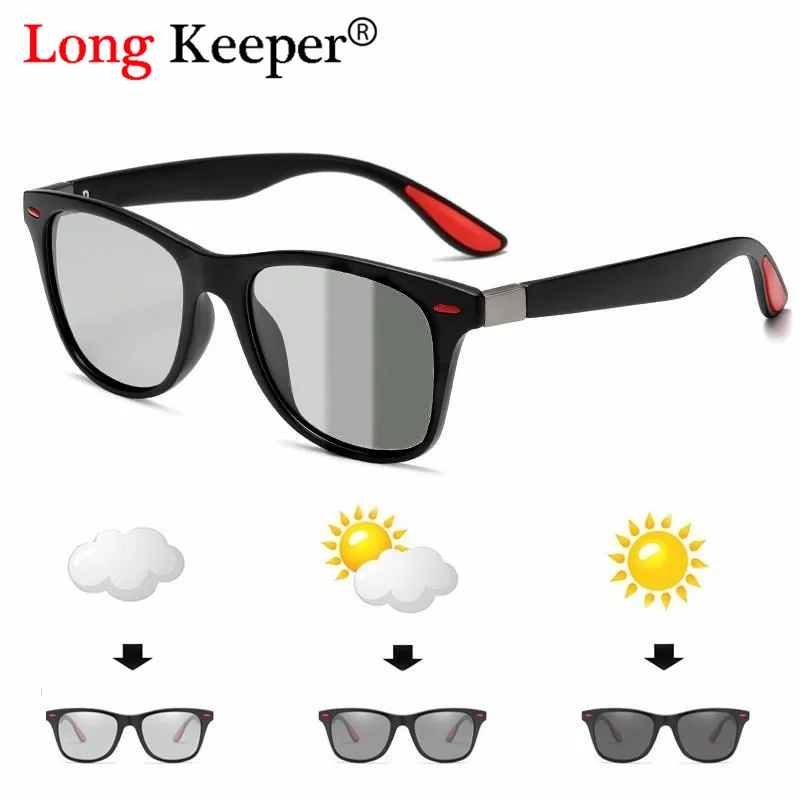 Men Women Photochromic Polarized Sunglasses Classic Rivet Chameleon Discoloration Glasses Change Color Sun Glasses Male Goggles
Men Women Photochromic Polarized Sunglasses Classic Rivet Chameleon Discoloration Glasses Change Color Sun Glasses Male Goggles