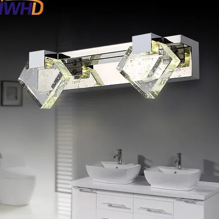 IWHD Crystal LED Wall Lamp For Bathroom Mirror Light Fashion Waterpoof stainless steel SconceModern Home Lighting Arandela
IWHD Crystal LED Wall Lamp For Bathroom Mirror Light Fashion Waterpoof stainless steel SconceModern Home Lighting Arandela