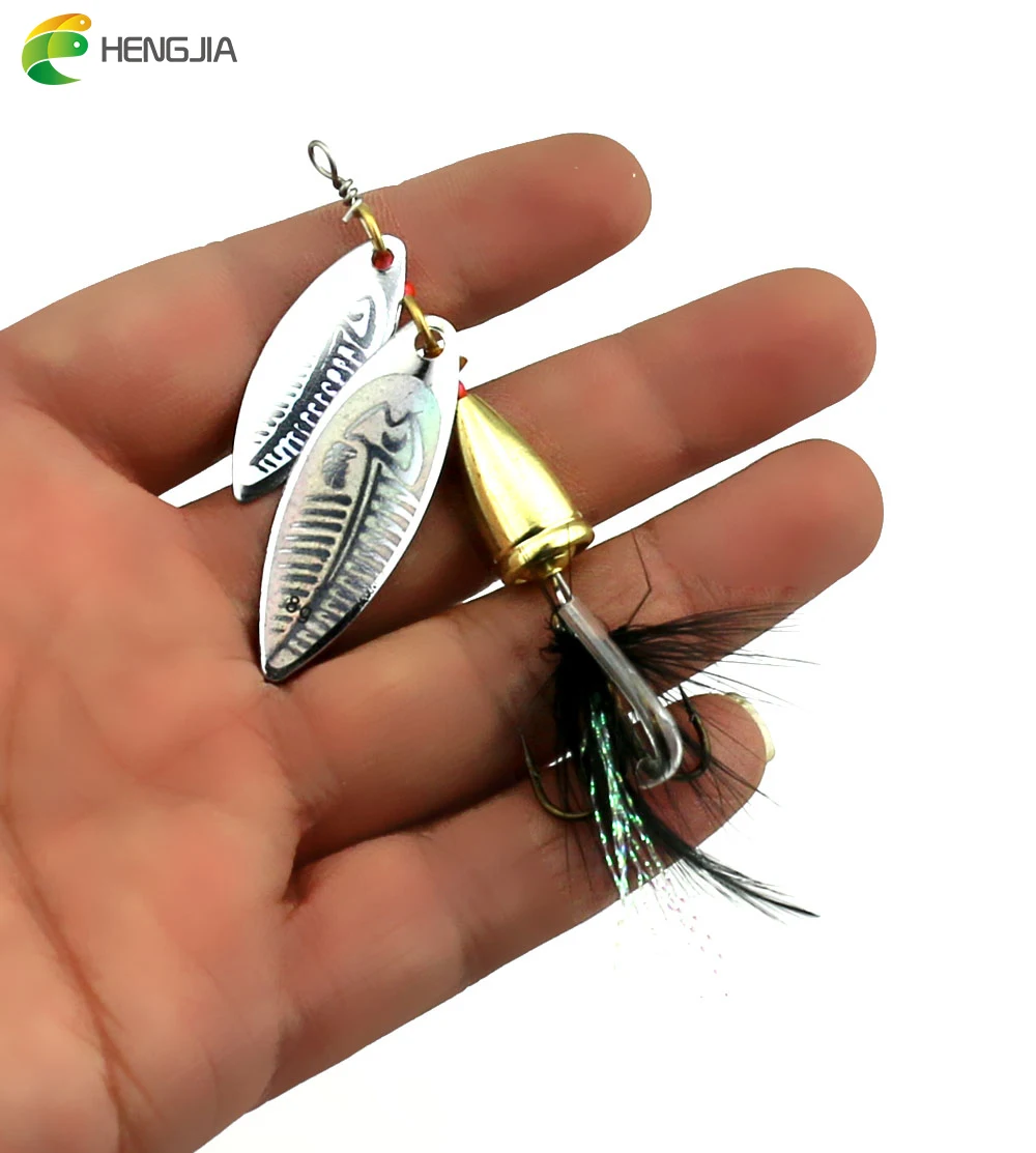 HENGJIA 1pc 7.8cm 11g hard metal trolling spinnerbaits wobbler pike carp trout catfish spoons sequins pesca fishing tackles
HENGJIA 1pc 7.8cm 11g hard metal trolling spinnerbaits wobbler pike carp trout catfish spoons sequins pesca fishing tackles