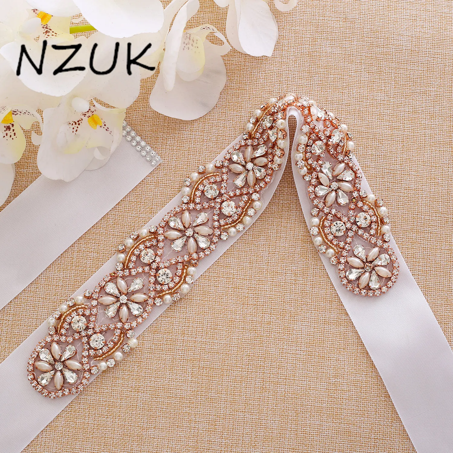 Beaded Bridal Belt Sash Rhinestones Wedding Sash Rose Gold Crystal Wedding Belt For Bridal Dresses ZZY129RG
Beaded Bridal Belt Sash Rhinestones Wedding Sash Rose Gold Crystal Wedding Belt For Bridal Dresses ZZY129RG