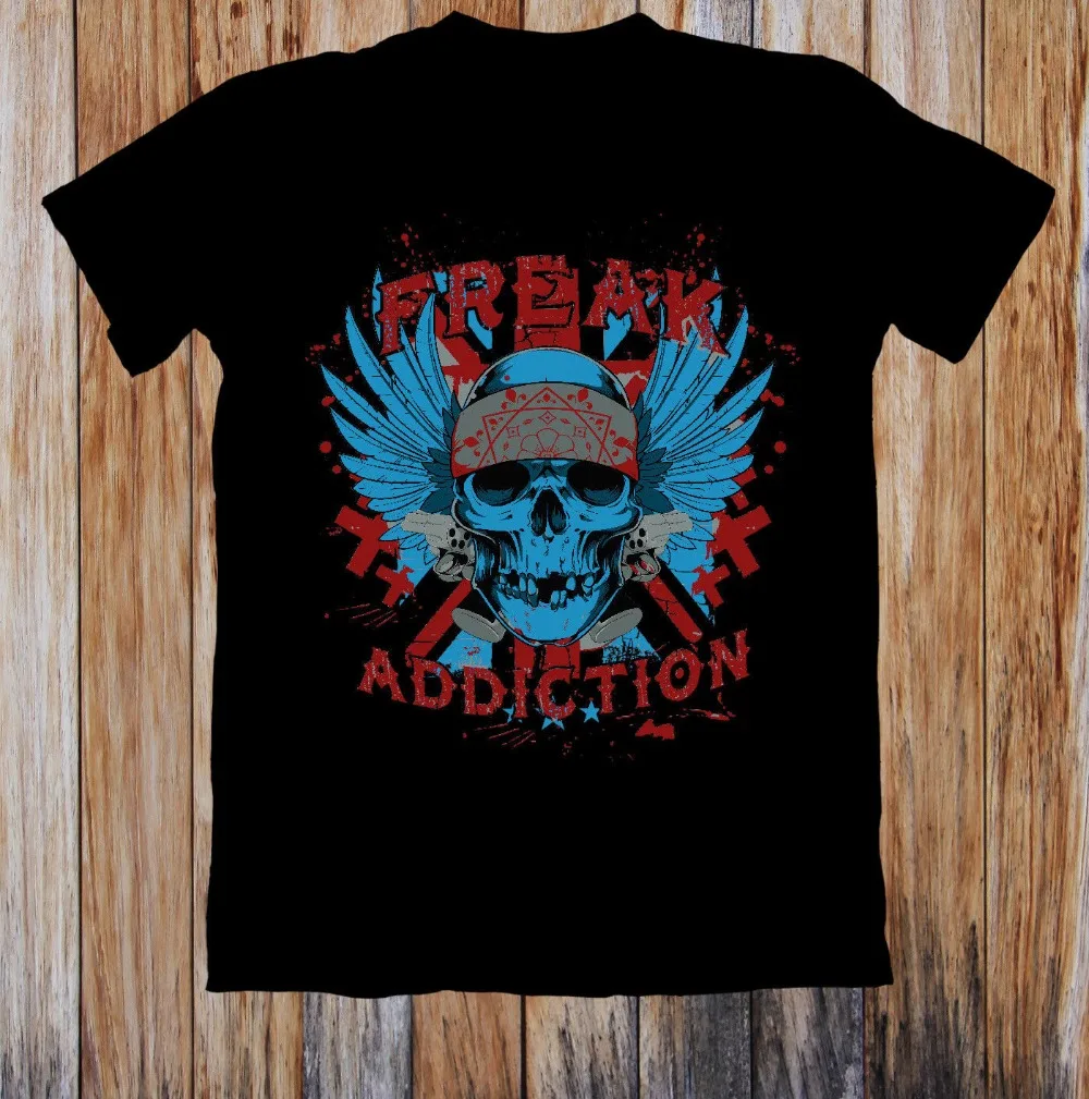 New Brand-Clothing T Shirts Hip-Hop Simple Splicing Tee Tops Shirt Freak Addiction Unisex T-Shirt O Neck Tops Tees 
New Brand-Clothing T Shirts Hip-Hop Simple Splicing Tee Tops Shirt Freak Addiction Unisex T-Shirt O Neck Tops Tees