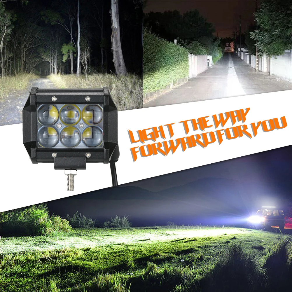 2pcs 18W LED Work Light Bar for Indicators Motorcycle Driving Off-road Vehicle Boat Car Tractor Truck Spot Beam Lamp
2pcs 18W LED Work Light Bar for Indicators Motorcycle Driving Off-road Vehicle Boat Car Tractor Truck Spot Beam Lamp