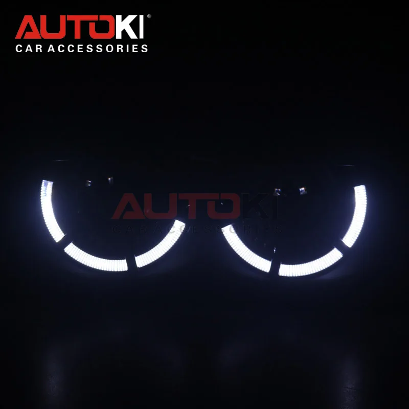 AUTOKI 2018 новые светодиодные ангельские глазки Polo Sport + металлические супер H1 3,0 дюймовые Биксеноновые проекторы линзы для Фар H4 H7 9005 9006
AUTOKI 2018 новые светодиодные ангельские глазки Polo Sport + металлические супер H1 3,0 дюймовые Биксеноновые проекторы линзы для Фар H4 H7 9005 9006