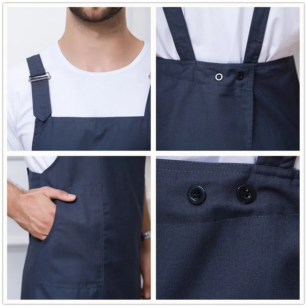 Adjustable Strappy Buttons Restaurant Chef Kitchen Cooking BBQ Apron Cafe Bakery Waiter Waitress Work Wear Uniform Apron 6 Color
Adjustable Strappy Buttons Restaurant Chef Kitchen Cooking BBQ Apron Cafe Bakery Waiter Waitress Work Wear Uniform Apron 6 Color