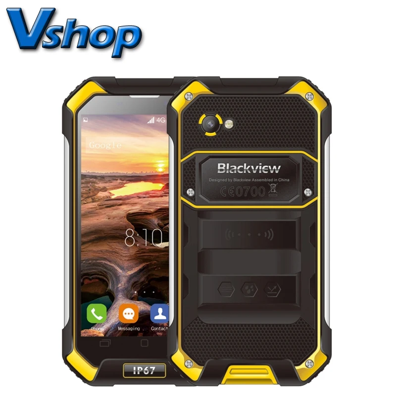 Оригинал Blackview BV6000 Android 6.0 MTK6755 Окта основные 2.0 ГГц 3 ГБ ОПЕРАТИВНОЙ ПАМЯТИ 32 ROM 4 Г LTE