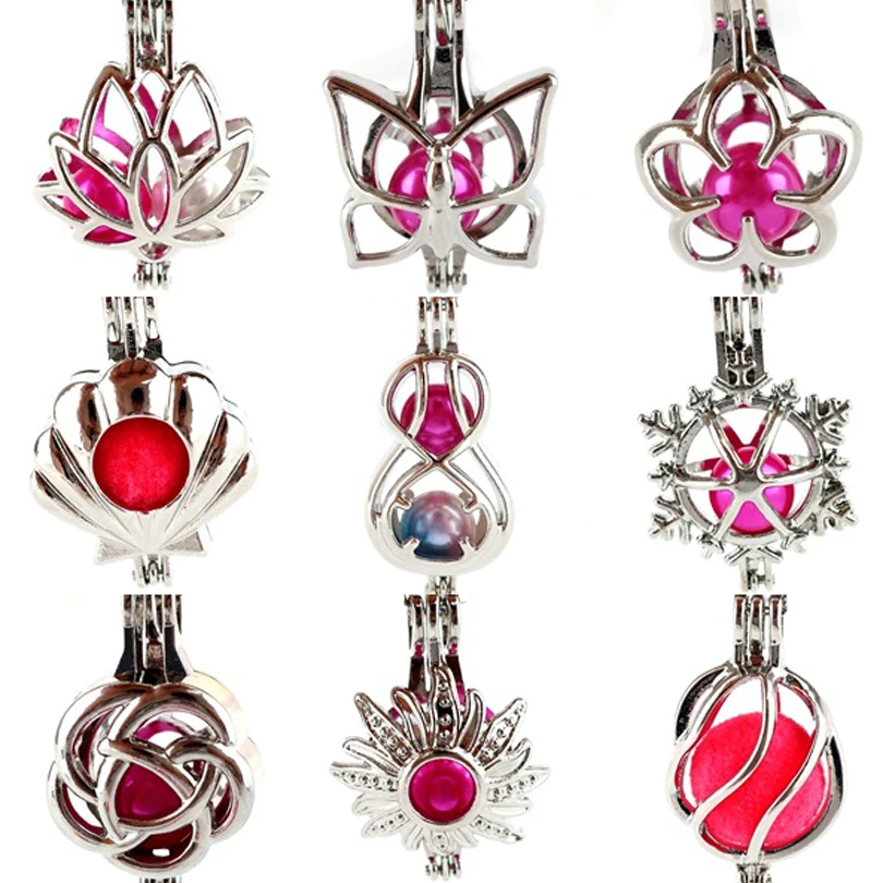 5pcs/lot Silver Alloy Flower Sun Butterfly Shell Lotus Pearl Cage Pendant Essential Oil Diffuser Locket
5pcs/lot Silver Alloy Flower Sun Butterfly Shell Lotus Pearl Cage Pendant Essential Oil Diffuser Locket