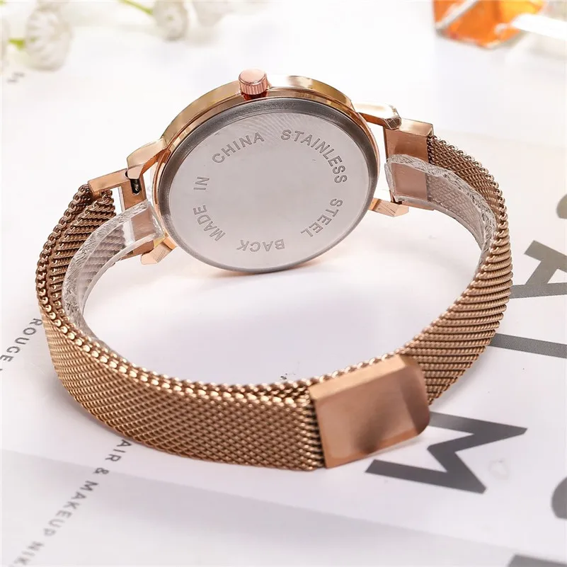 Fashion Women Watches Casual Quartz Stainless Steel Strap Ladies Wristwatch Crystal inlay Dial Roman scale Watch reloj mujer #D
Fashion Women Watches Casual Quartz Stainless Steel Strap Ladies Wristwatch Crystal inlay Dial Roman scale Watch reloj mujer #D