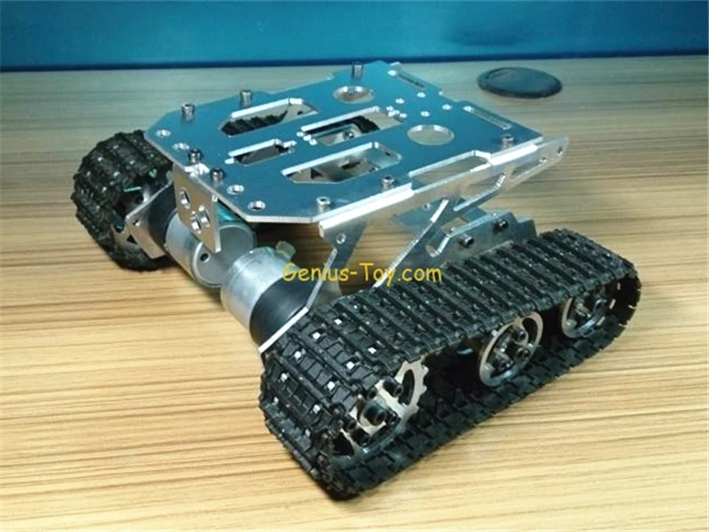 aluminium alloy metal Smart car chassis tank robot crawler undercarriage track robot chassis H300
aluminium alloy metal Smart car chassis tank robot crawler undercarriage track robot chassis H300