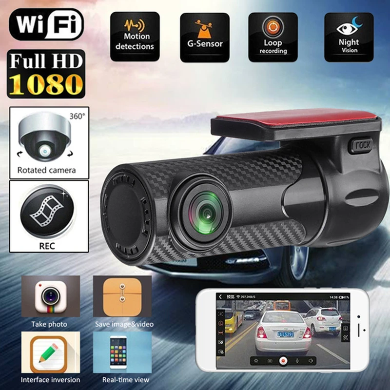 Mini WIFI Car DVR Auto Registrar 170 Degree Dash Cam Wireless Car Truck Driving Recorder Dash Camera Camcorder Night Vision
Mini WIFI Car DVR Auto Registrar 170 Degree Dash Cam Wireless Car Truck Driving Recorder Dash Camera Camcorder Night Vision