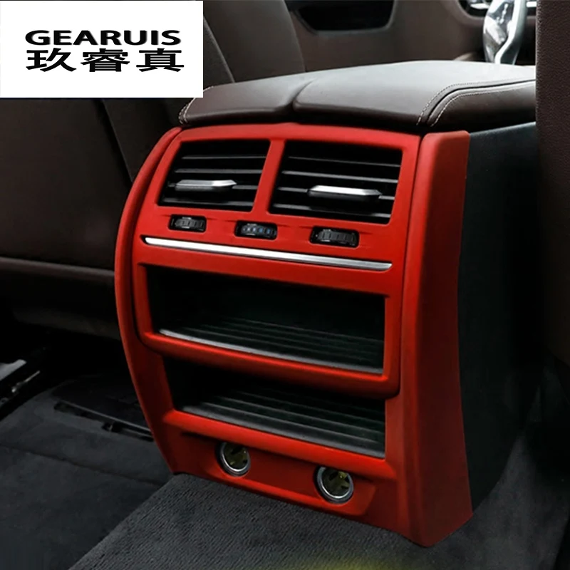 Car styling Rear air conditioning vent decorative frame Stickers Covers trim for BMW 5 Series G30 G38 Interior Auto Accessories
Car styling Rear air conditioning vent decorative frame Stickers Covers trim for BMW 5 Series G30 G38 Interior Auto Accessories