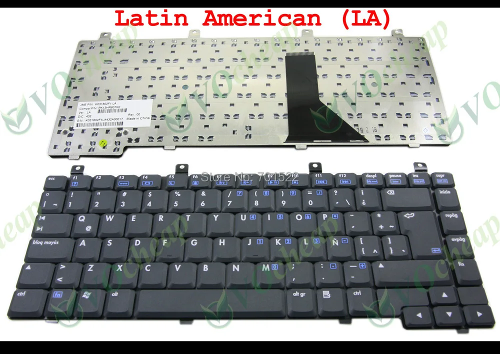 10 x New Laptop keyboard for HP Pavilion ZV5000 dv5000 Presario M2000 R4000 V2000 V5000 C300 C500 Black Latin American LA SP
10 x New Laptop keyboard for HP Pavilion ZV5000 dv5000 Presario M2000 R4000 V2000 V5000 C300 C500 Black Latin American LA SP
