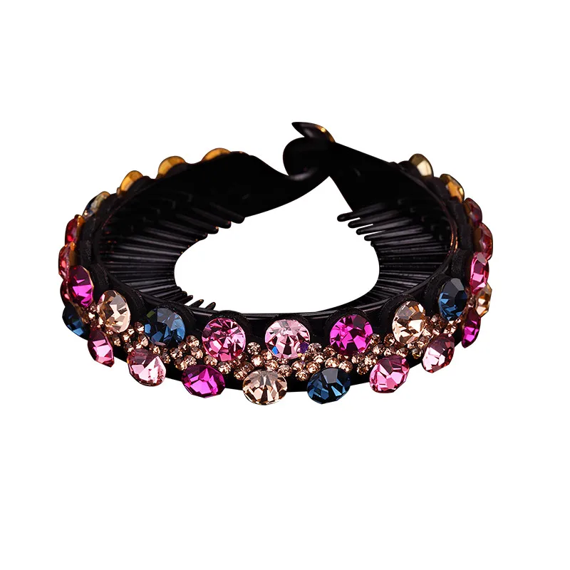 CHIMERA Crystal Flower Hair Claws Hair Bun Round Twist Clips Barrette Ponytail Hairpins Clamp for Women Girls Hair Accessories
CHIMERA Crystal Flower Hair Claws Hair Bun Round Twist Clips Barrette Ponytail Hairpins Clamp for Women Girls Hair Accessories