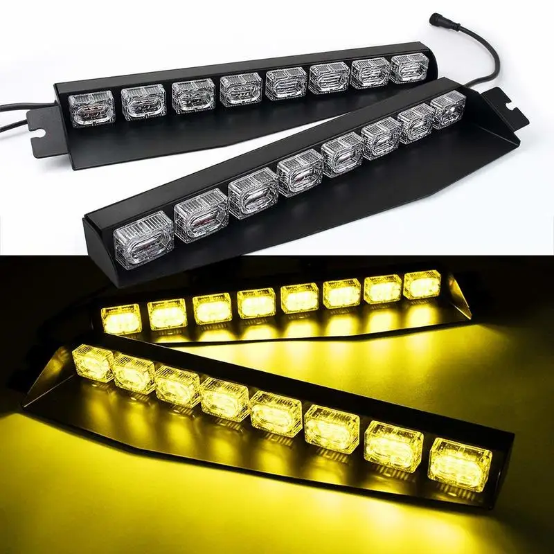 48LED 48W LED Lightbar Visor Light Windshield Emergency Hazard Warning Strobe Beacon Split Mount Deck Dash Lamp (Amber)
48LED 48W LED Lightbar Visor Light Windshield Emergency Hazard Warning Strobe Beacon Split Mount Deck Dash Lamp (Amber)