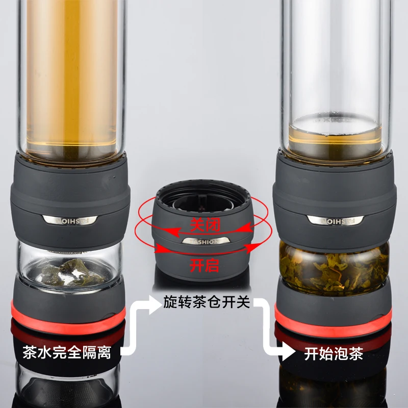 Outdoor Portable Creative Water Bottle Borosilicate Double Wall Glass Drinkware with Filter Clear 450ml My Tea Water Bottle Gift
Outdoor Portable Creative Water Bottle Borosilicate Double Wall Glass Drinkware with Filter Clear 450ml My Tea Water Bottle Gift