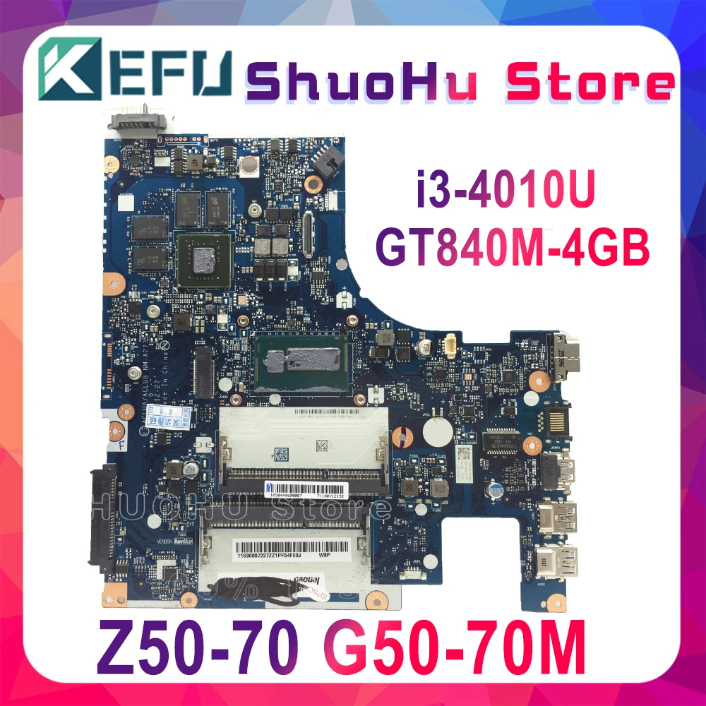 KEFU G50-70M For Lenovo G50-70 Z50-70 i3 Motherboard ACLUA/ACLUB NM-A273 Rev1.0 with GT840M graphics card Test
KEFU G50-70M For Lenovo G50-70 Z50-70 i3 Motherboard ACLUA/ACLUB NM-A273 Rev1.0 with GT840M graphics card Test