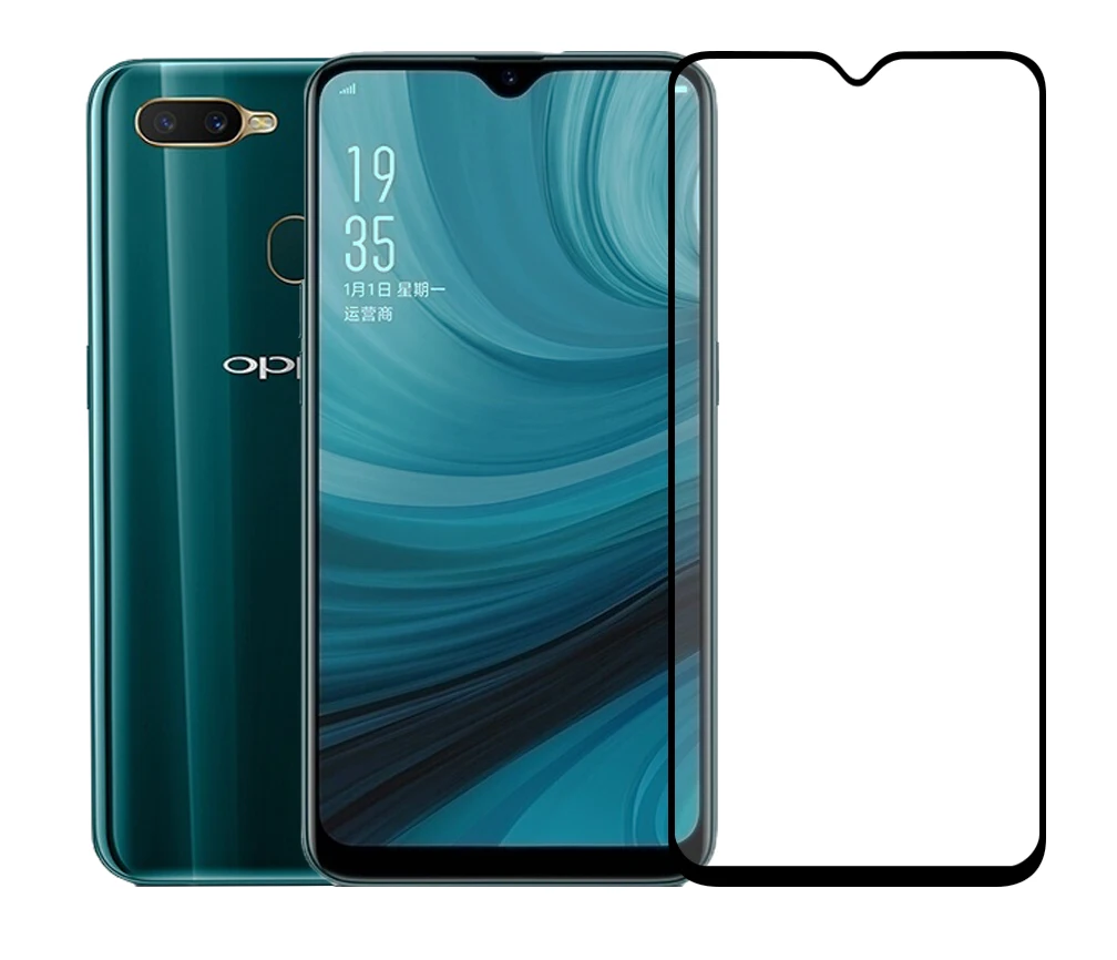 2.5D 9H Премиум Закаленное стекло для OPPO A7 полное покрытие Защитная пленка экрана |