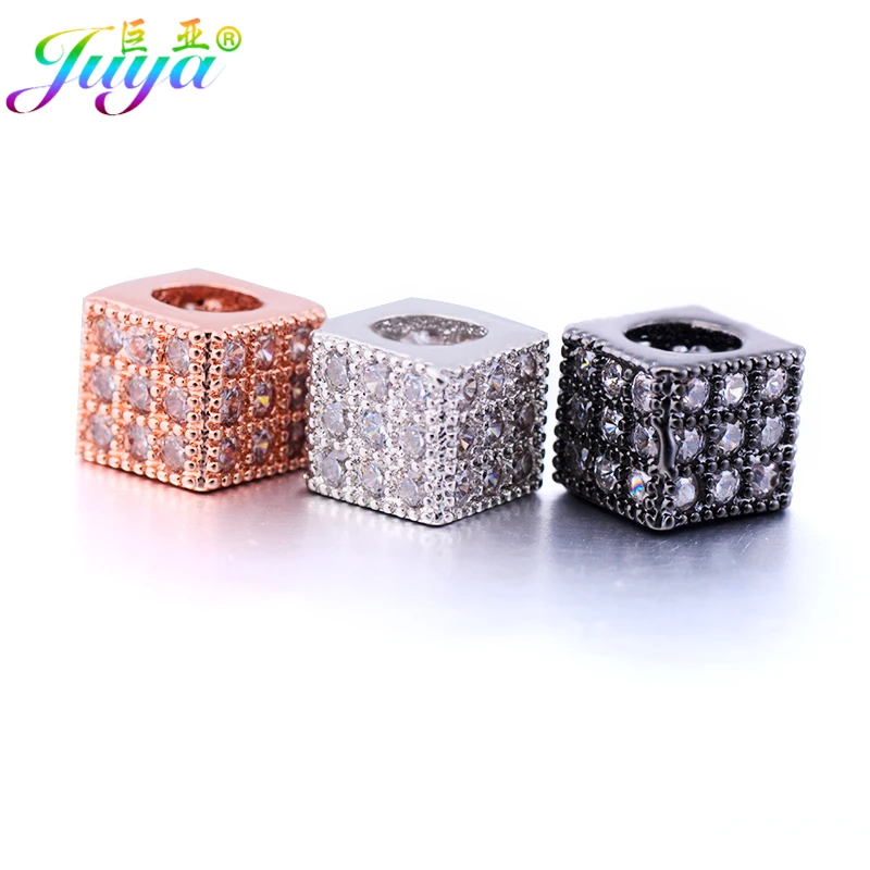 Juya 2 4Pcs/Lot Micro Pave Zircon Copper Large Hole Charm Spacers Square Beads For DIY Natural Stones Beadwork Jewelry Making
Juya 2 4Pcs/Lot Micro Pave Zircon Copper Large Hole Charm Spacers Square Beads For DIY Natural Stones Beadwork Jewelry Making
