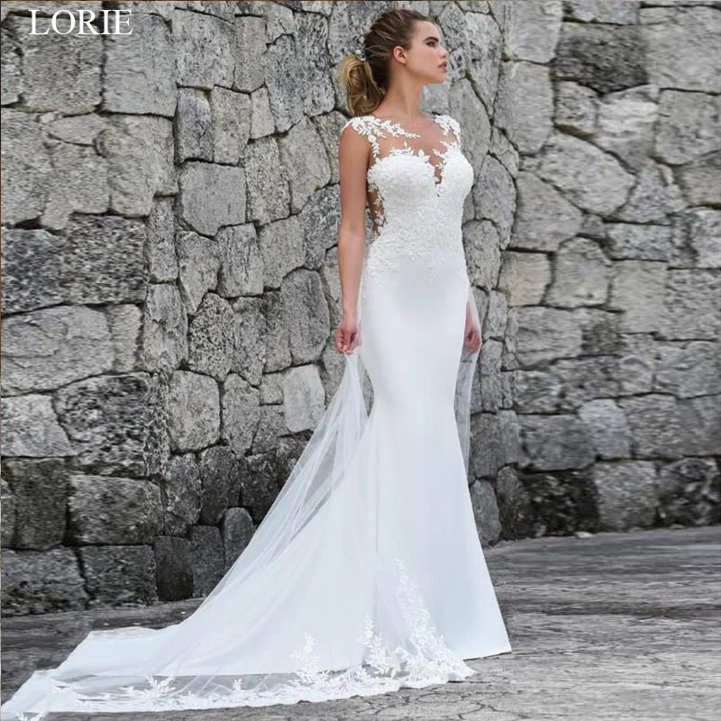 LORIE Mermaid Wedding Dresses Turkey 2020 Lace Appliques Bridal Dress Custom Made Wedding Gown vestidos de noiva Plus size
LORIE Mermaid Wedding Dresses Turkey 2020 Lace Appliques Bridal Dress Custom Made Wedding Gown vestidos de noiva Plus size