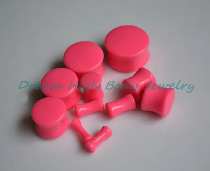 HENGKE Jewelry Neon Pink Double Flare Ear Plug Saddle Flesh Tunnel Taper Stretching UV Acrylic 3-20mm Ear Piercing Jewelry Expan
HENGKE Jewelry Neon Pink Double Flare Ear Plug Saddle Flesh Tunnel Taper Stretching UV Acrylic 3-20mm Ear Piercing Jewelry Expan