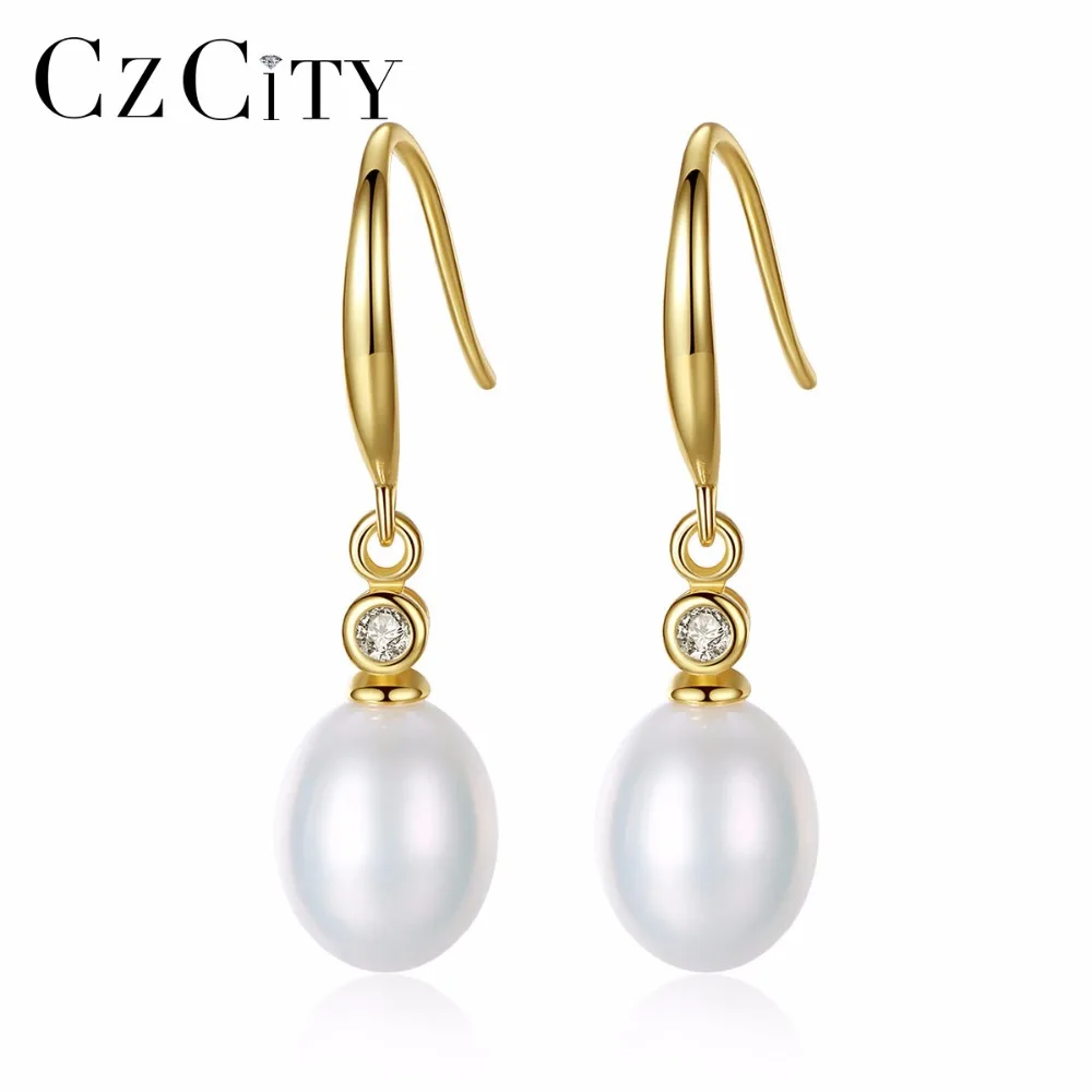 CZCITY Pearl Jewelry Earrings for Women Vintage Wedding Engagement Drop Earrings Ear Hook Jewelry for Women Fine jewelry Gift
CZCITY Pearl Jewelry Earrings for Women Vintage Wedding Engagement Drop Earrings Ear Hook Jewelry for Women Fine jewelry Gift