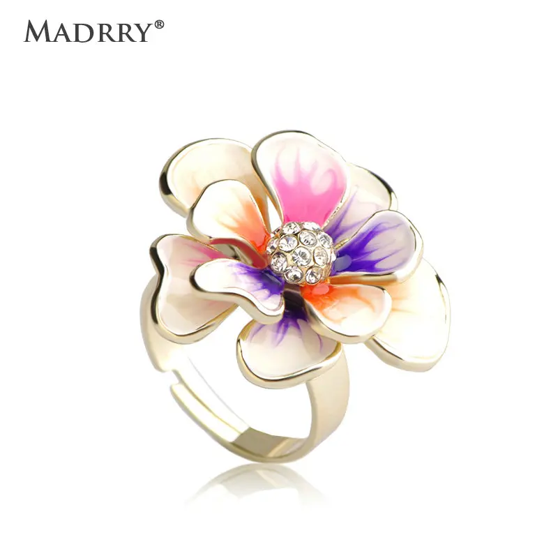 Madrry Statement Esmalte Enamel Flowers Ring Colorful Anillo For Sobretudo feminino Bijuterias Peace Love You
Madrry Statement Esmalte Enamel Flowers Ring Colorful Anillo For Sobretudo feminino Bijuterias Peace Love You