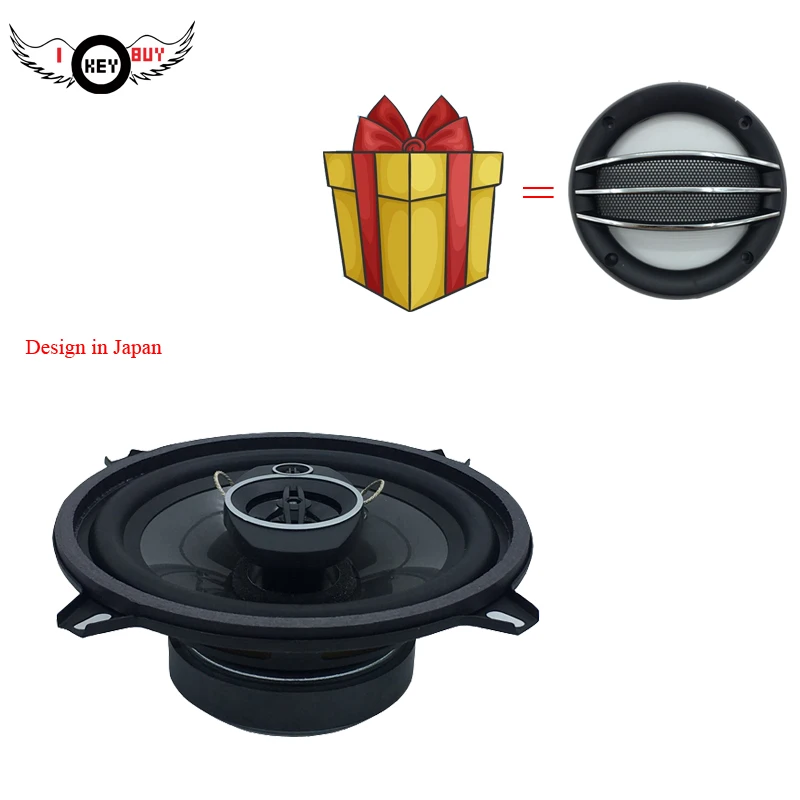 I Key Buy 2pcs/Lot 5.25 Inch 300W 3 Way Car Coaxial Vehicle Auto Audio Music Stereo Hifi Speakers Non-destructive Installation
I Key Buy 2pcs/Lot 5.25 Inch 300W 3 Way Car Coaxial Vehicle Auto Audio Music Stereo Hifi Speakers Non-destructive Installation
