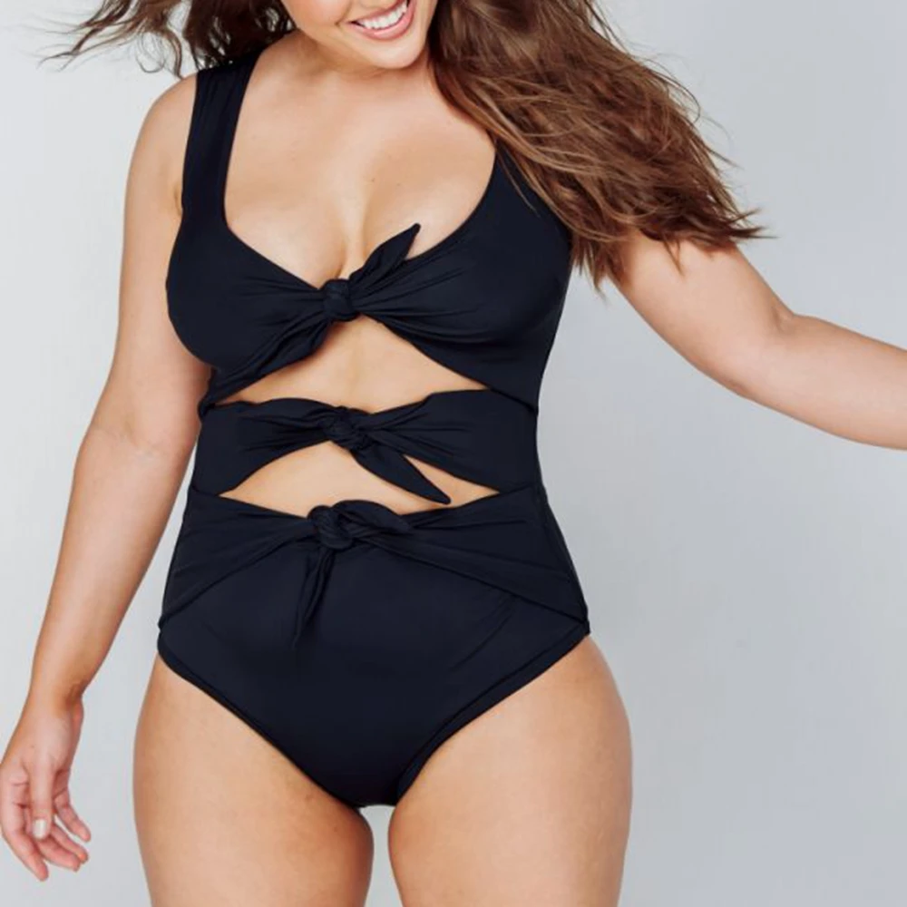 Plus size one piece swimsuit black front knot bow swimwear large size cut out monokini plus size swiwmwear leopard swimming suit
Plus size one piece swimsuit black front knot bow swimwear large size cut out monokini plus size swiwmwear leopard swimming suit