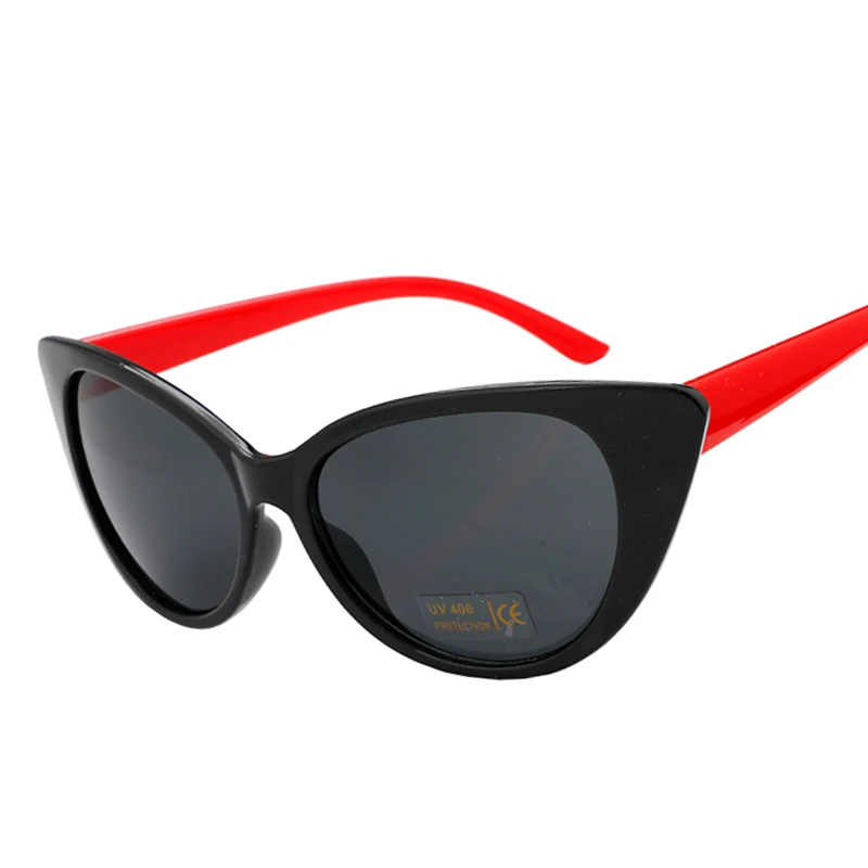 Модные Винтаж солнцезащитные очки кошачий глаз Для женщин фирменная обувь в