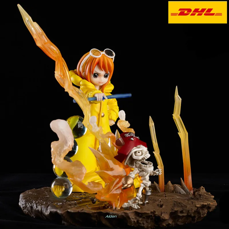 7" Statue One Piece The Straw Hat Pirates Nami Thief Cat Full-Length Portrait GK Action Figure Collectible Model Toy 17CM B435
7" Statue One Piece The Straw Hat Pirates Nami Thief Cat Full-Length Portrait GK Action Figure Collectible Model Toy 17CM B435