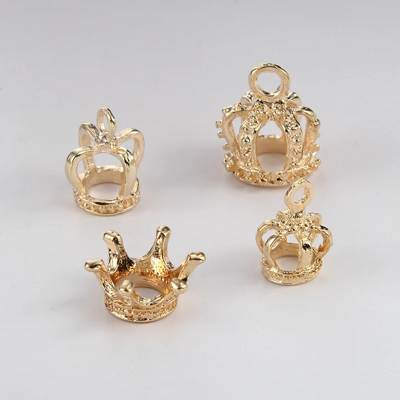 Fashion Charm 100pcsThree-Dimensional Crown Pendant For Women Jewelry Making Diy Necklace/Headwear/ Bracelet/Apparel Accessories
Fashion Charm 100pcsThree-Dimensional Crown Pendant For Women Jewelry Making Diy Necklace/Headwear/ Bracelet/Apparel Accessories