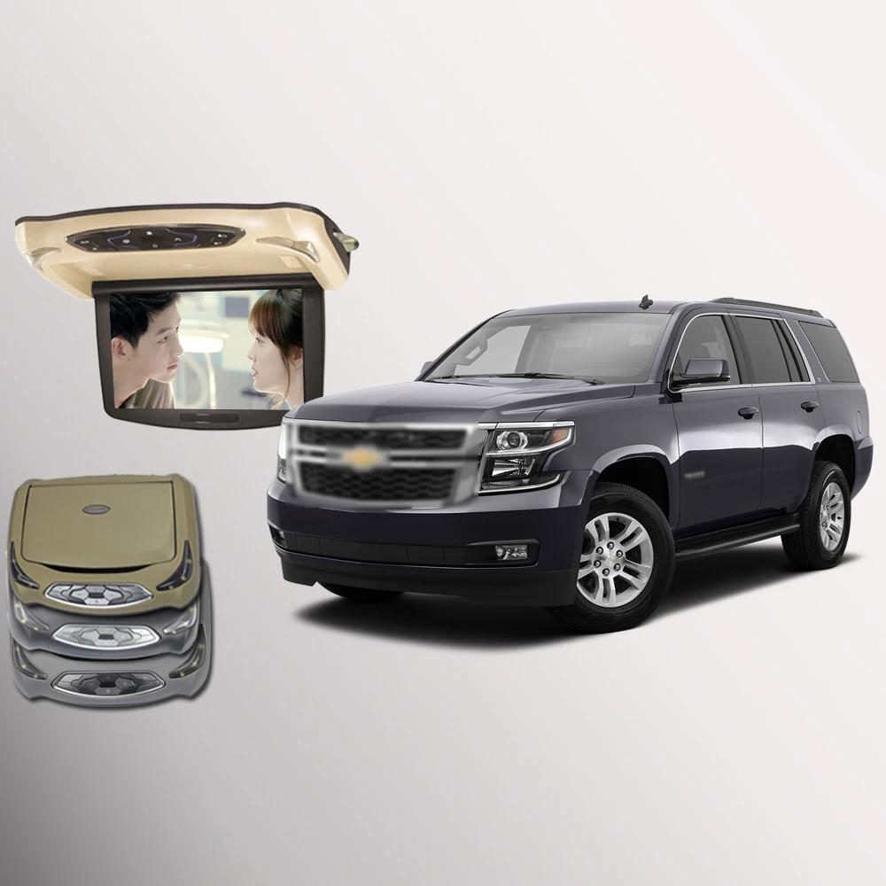 BigBigRoad Car Roof Mounted In Car LED Digital Screen Support HDMI USB FM TV Game IR Remote Flip Down DVD For Chevrolet Tahoe
BigBigRoad Car Roof Mounted In Car LED Digital Screen Support HDMI USB FM TV Game IR Remote Flip Down DVD For Chevrolet Tahoe