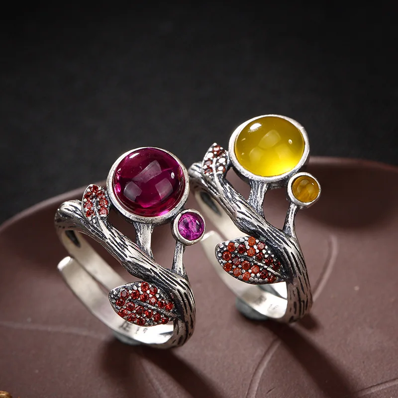 Luxury 100% genuine 990 Sterling Silver Rings For Women Retro vintage leaf branch S990 silver adjustable open simple ring
Luxury 100% genuine 990 Sterling Silver Rings For Women Retro vintage leaf branch S990 silver adjustable open simple ring