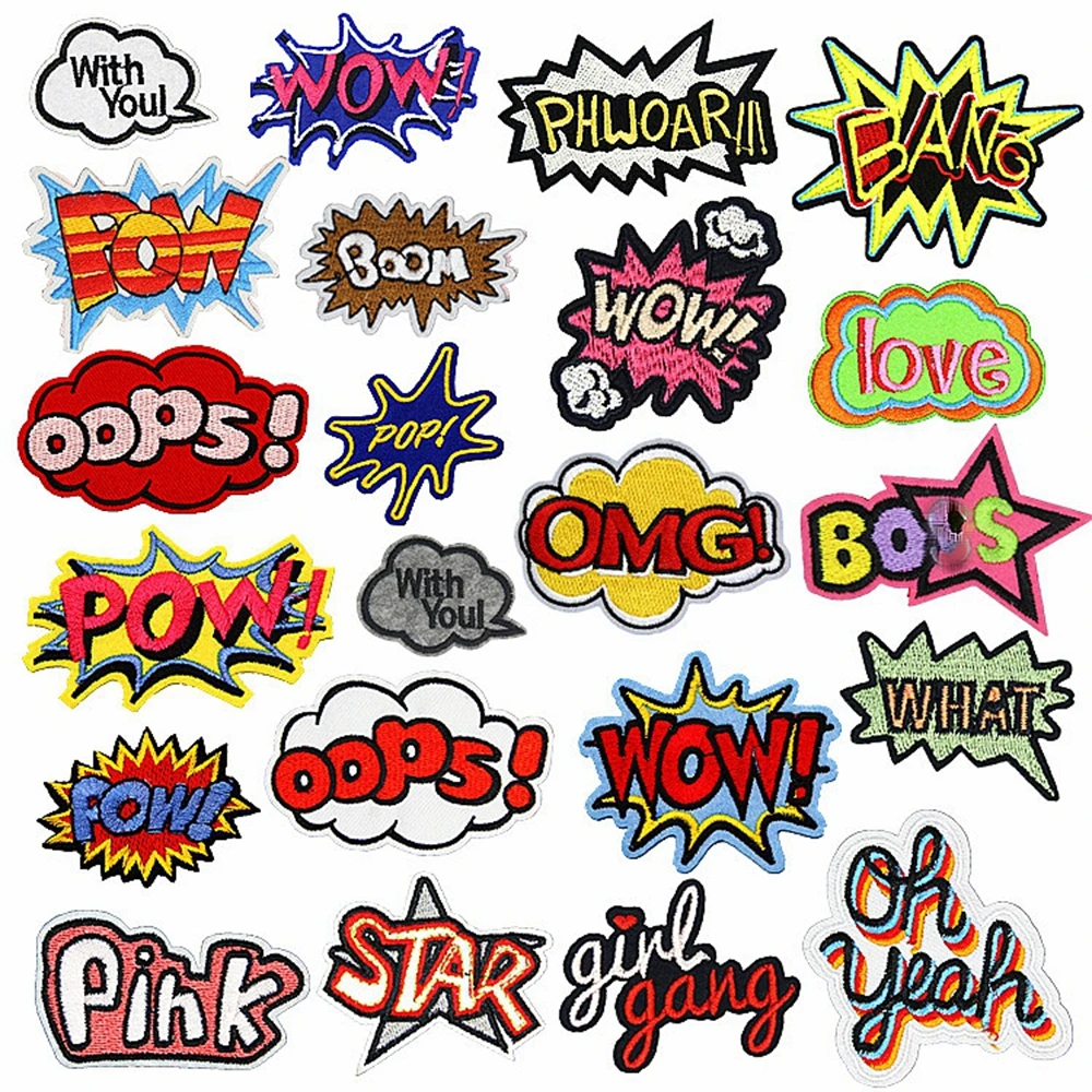 Letter Patch Iron on Patches for Clothing Red bomb alphabet shape embroidery clothes patch for kids T-shirt sticker repasser
Letter Patch Iron on Patches for Clothing Red bomb alphabet shape embroidery clothes patch for kids T-shirt sticker repasser