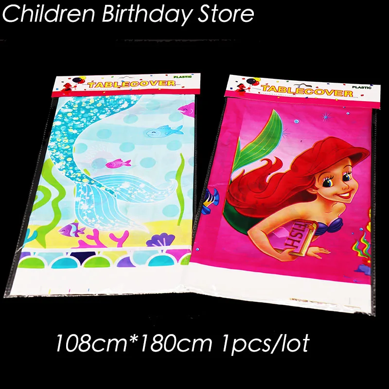 1pcs/lot The Little Mermaid disposable tablecloths Mermaid birthday party decorations The Little Mermaid plastic tablecloths
1pcs/lot The Little Mermaid disposable tablecloths Mermaid birthday party decorations The Little Mermaid plastic tablecloths