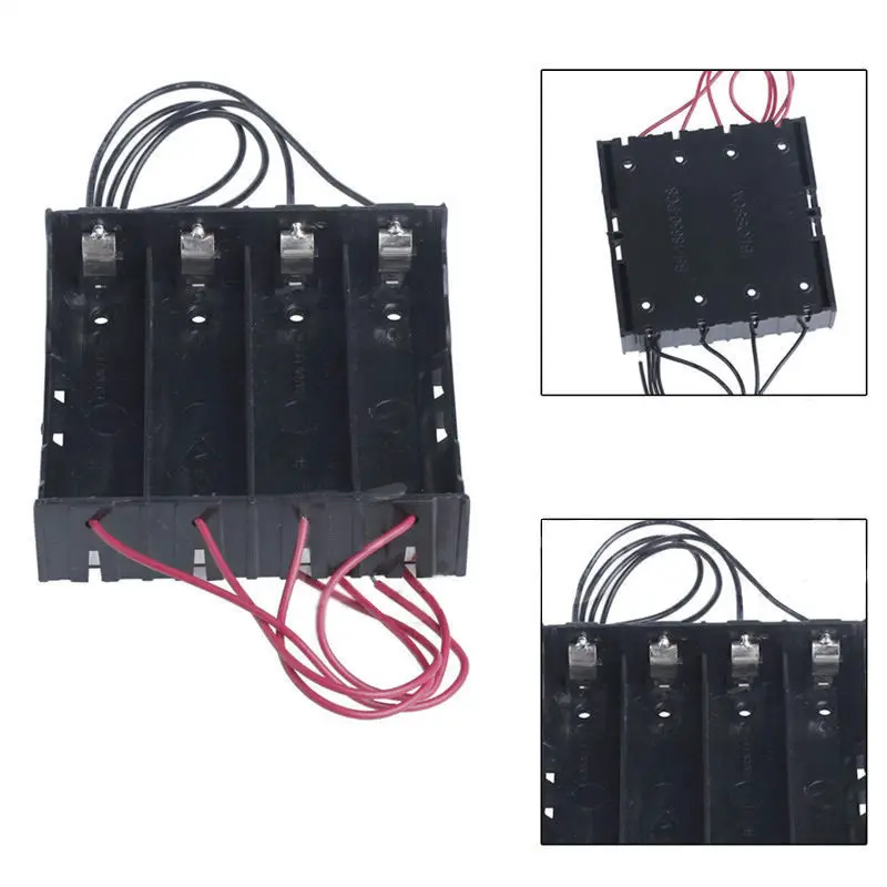 4 Slots 18650 Wired Battery Holder Box 1 Slots Power Battery Storage Case Box Holder Leads Rechargeable Battery Case
4 Slots 18650 Wired Battery Holder Box 1 Slots Power Battery Storage Case Box Holder Leads Rechargeable Battery Case