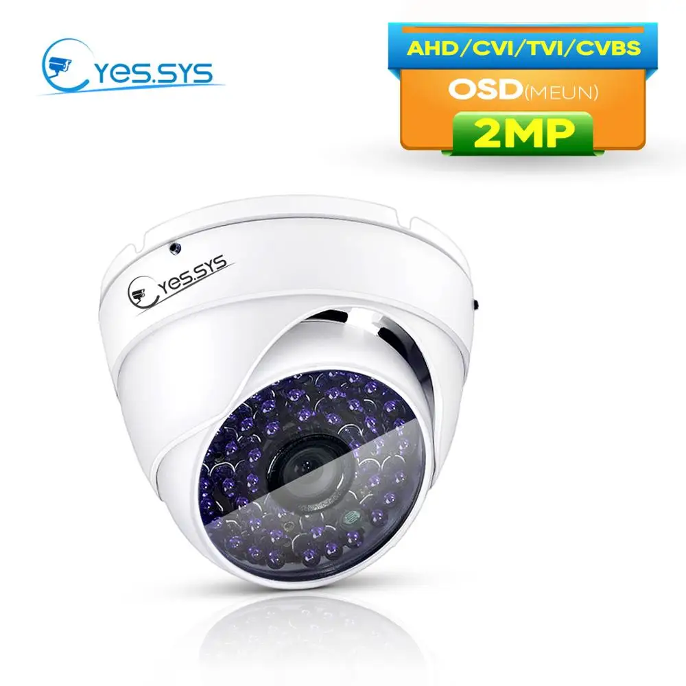 Eyes. sys аналоговая камера наблюдения 2MP TVI/AHD/CVI/CVBS переключатель 4 в 1 OSD меню домашний