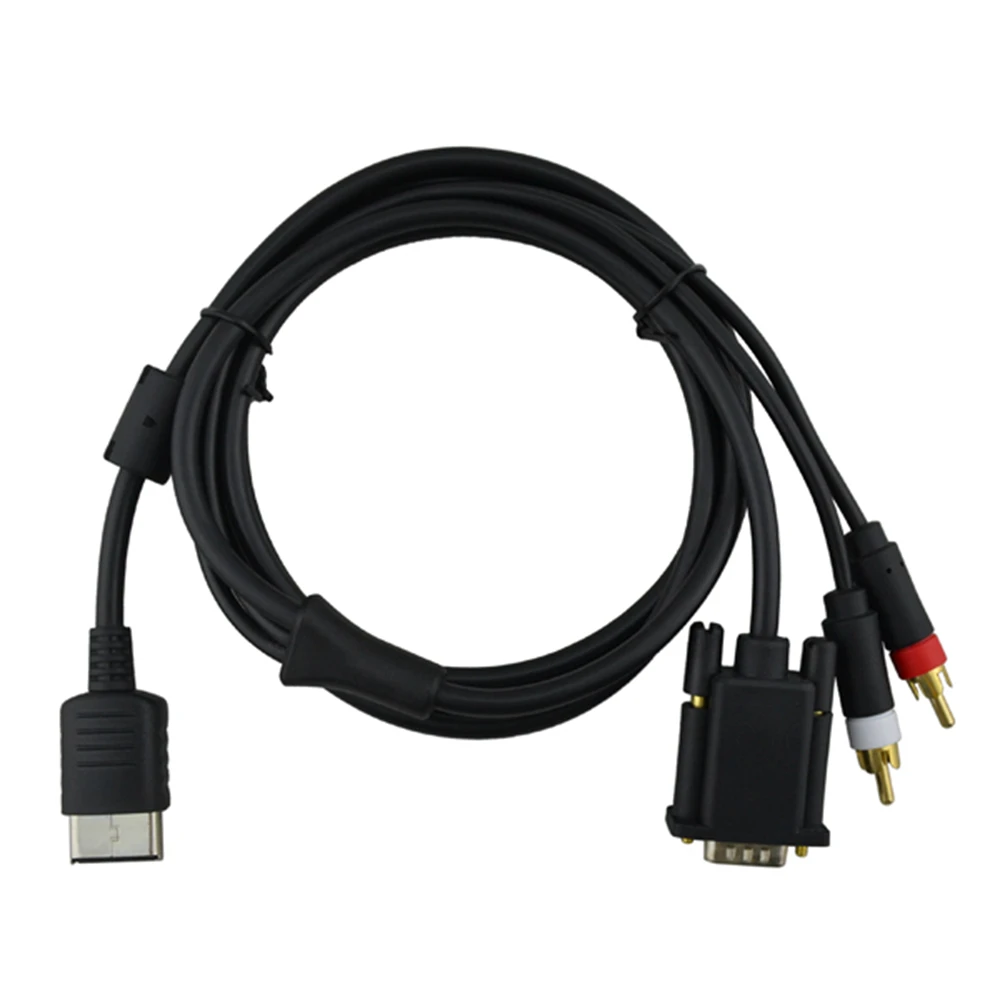 

High Definition Audio Video Cord RCA Sound Adapter VGA box Cable for SEGA Dreamcast DC