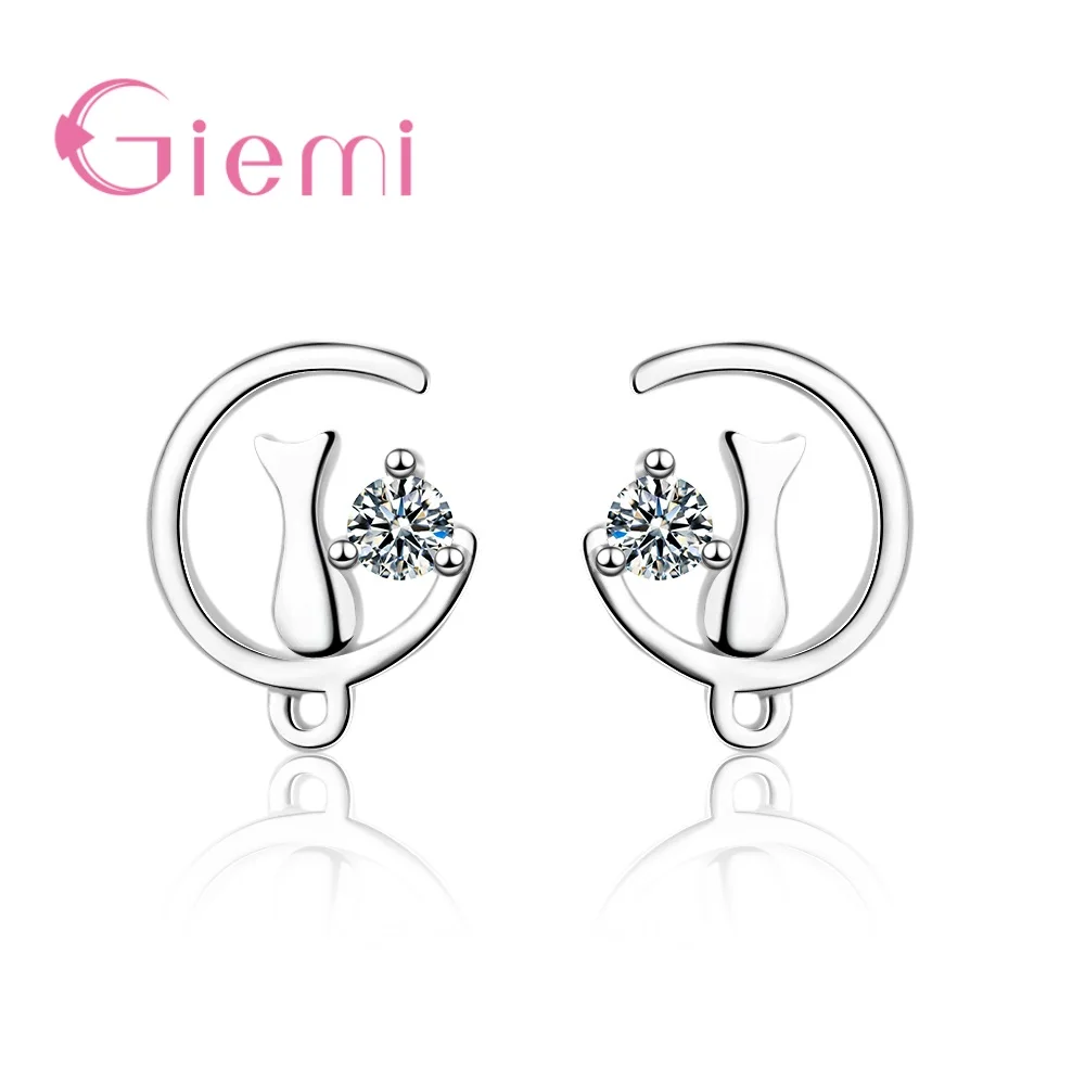 Minimalist Jewelry Female Earrings 925 Silver Cat Earring Cute Cat Stud Earrings Hollow Cat Fish Animal Ear Stud Girls
Minimalist Jewelry Female Earrings 925 Silver Cat Earring Cute Cat Stud Earrings Hollow Cat Fish Animal Ear Stud Girls